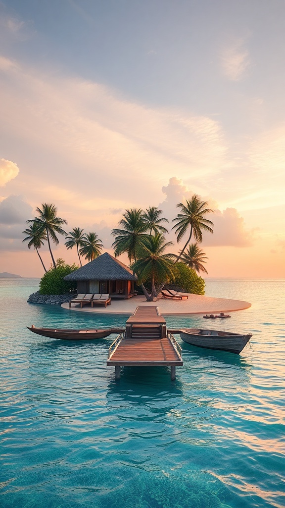 Private island vacations in the Maldives