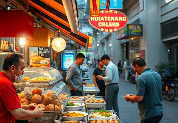 Street food vs. fine dining in Singapore