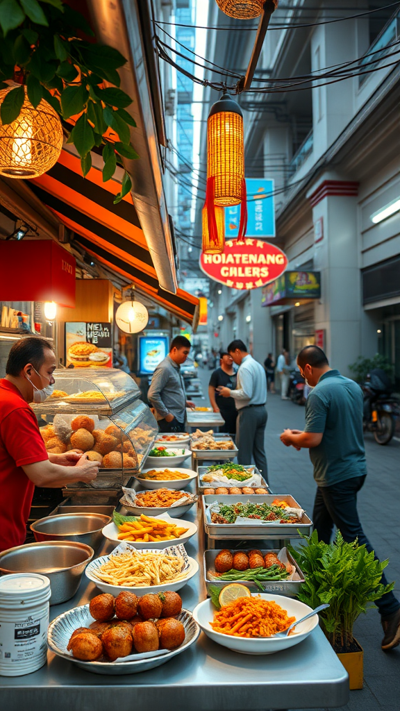 Street food vs. fine dining in Singapore