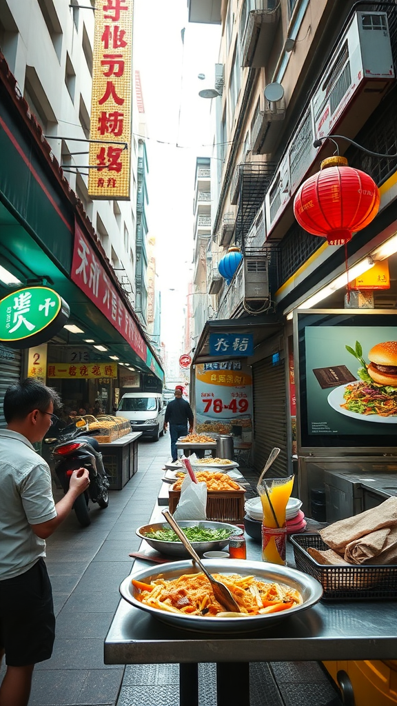 Street food vs. fine dining in Singapore