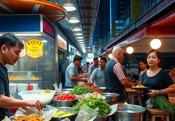 Street food vs. fine dining in Singapore