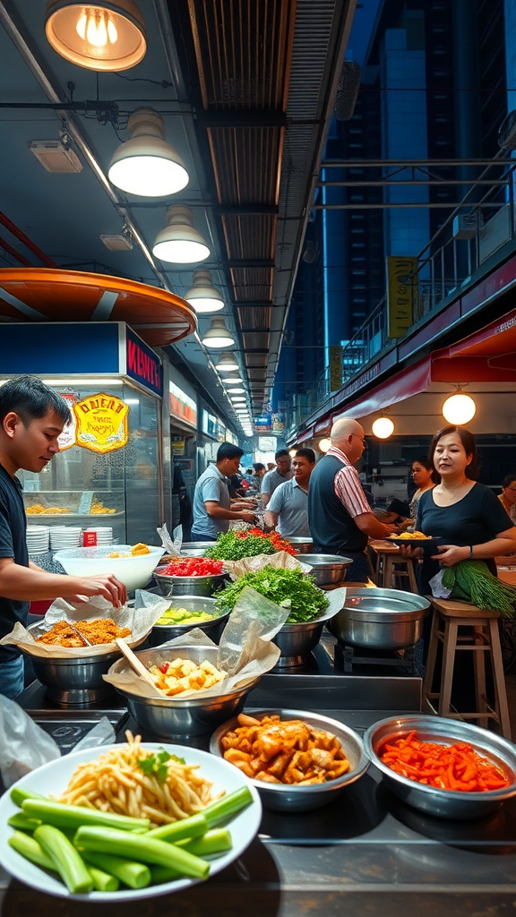 Street food vs. fine dining in Singapore