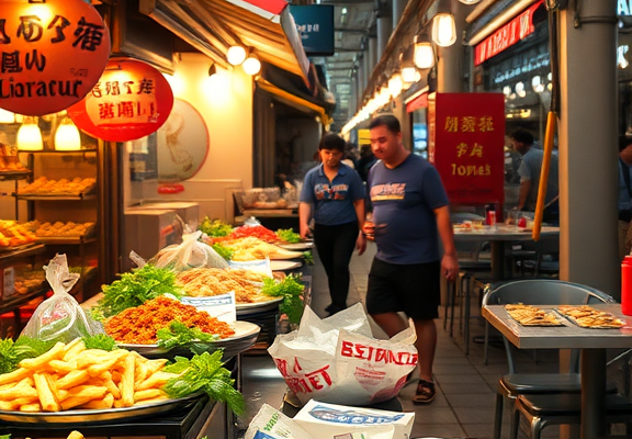 Street food vs. fine dining in Singapore