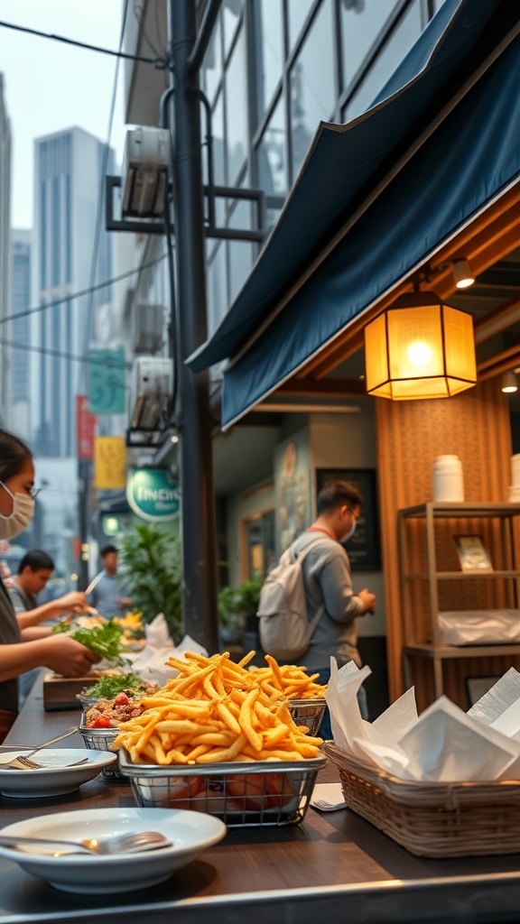 Street food vs. fine dining in Singapore