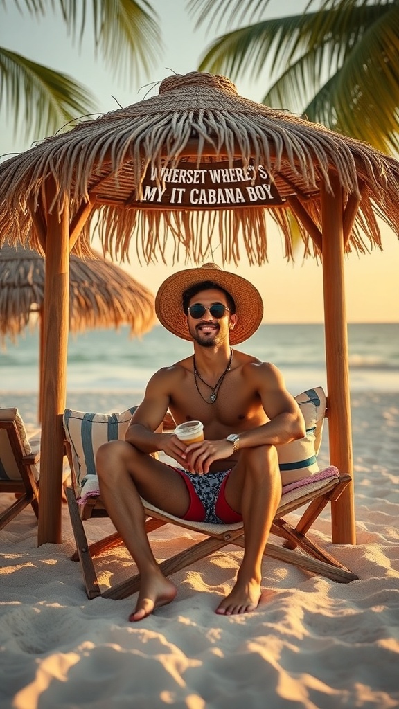 Where’s My Cabana Boy – Cheeky Beach House Gift
