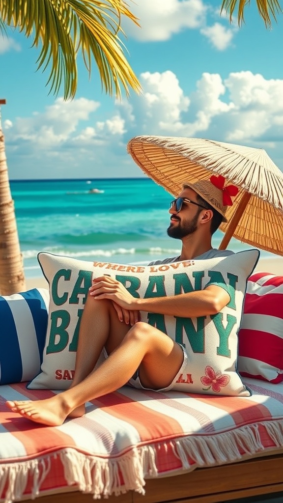 Where’s My Cabana Boy – Limited‑Stock Vacation Love Pillow