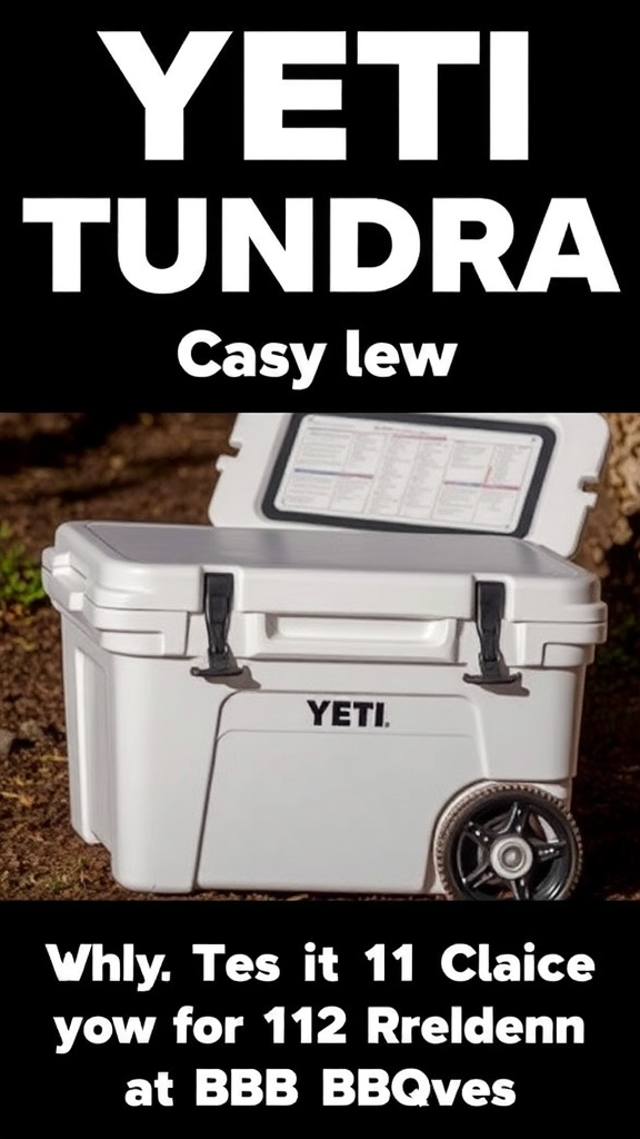 YETI Tundra Cooler: “YETI Tundra Cooler Review: Why It’s the #1 Choice for Hot-Weather BBQs”