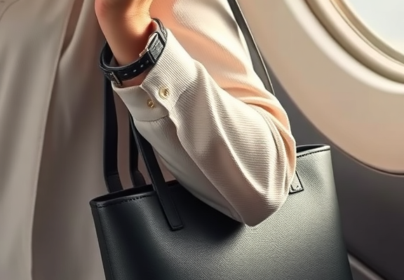 jet set travel extra-small logo top-zip tote bag
