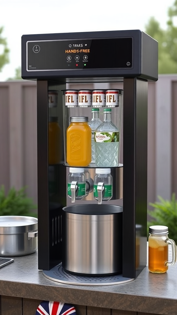 outdoor beverage dispensers: “Outdoor Beverage Dispensers: 8 Hands-Free Drink Stations for BBQs”