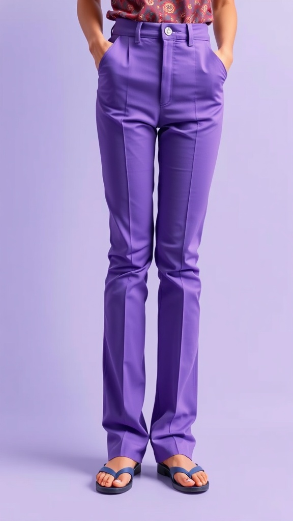 pantalones purple