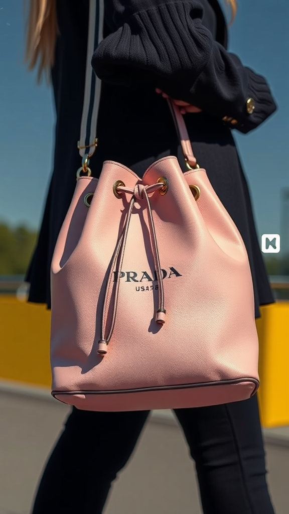 prada bucket bag