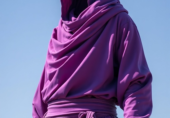 purple clothing