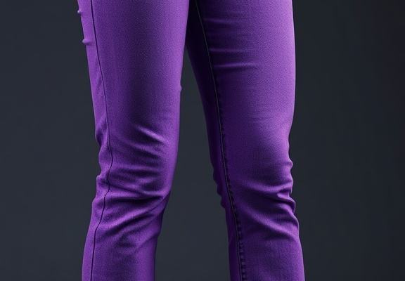 purple denim jeans