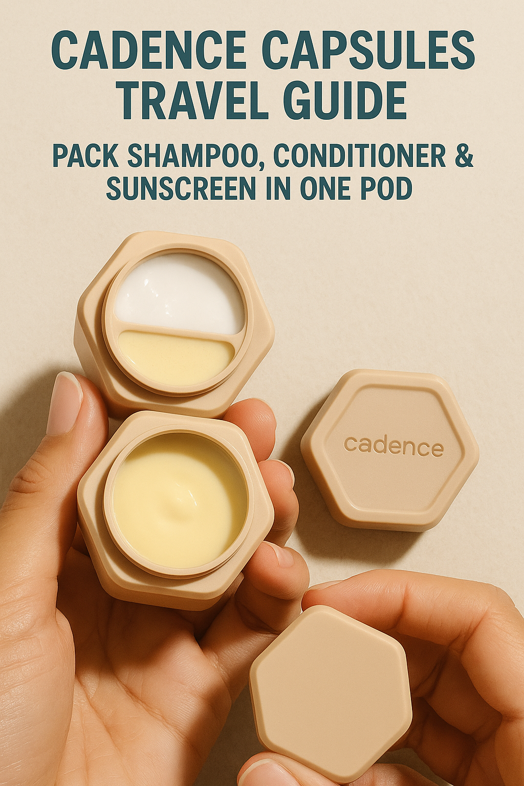 Cadence Capsules For Hair & Skin Care: Leakproof Pods That Save Space