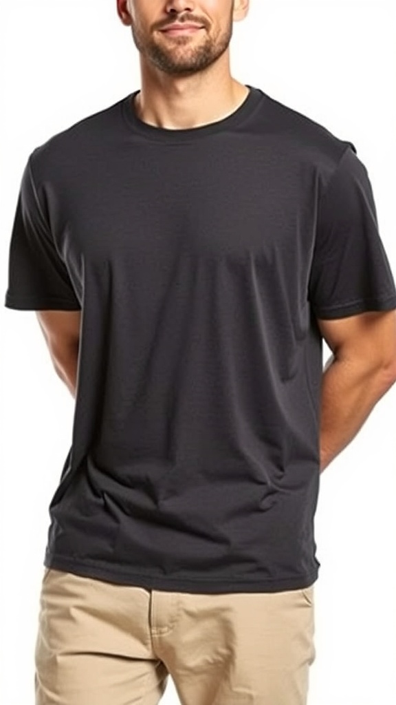 Amazon Essentials Men’s Heavyweight Cotton T-Shirt – Relaxed Fit Crewneck Tee