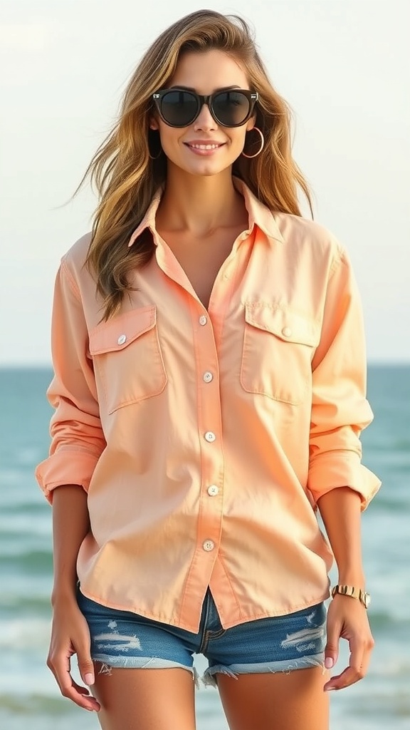 BIG DART Oversized Button Down Shirts for Women: The Ultimate Cruise Cover-Up & Seasonal Staple