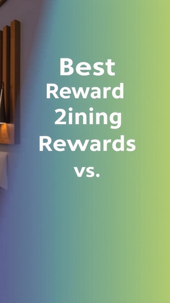 Best Hotel Dining Reward Programs 2025: Marriott Bonvoy vs. IHG One Rewards
