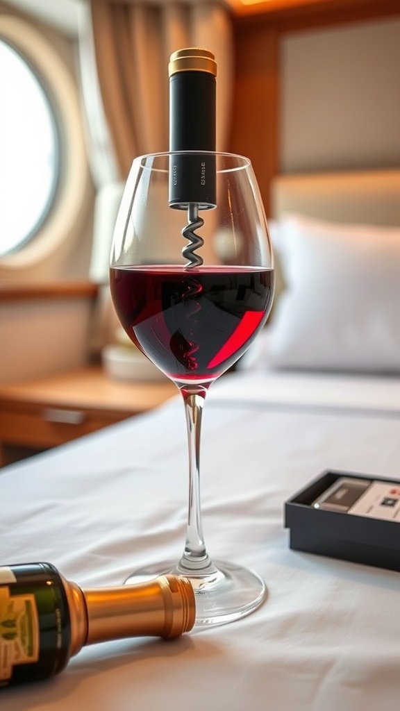Corkscrew Packing Hacks: Enjoy Wine in Your Stateroom with Ease