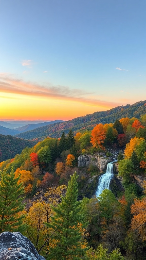 Explore Virginia’s Charm: A Serene Town in the Blue Ridge Mountains Offering Idyllic Trails and Waterfalls