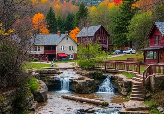 Explore Virginia’s Charm: A Serene Town in the Blue Ridge Mountains Offering Idyllic Trails and Waterfalls