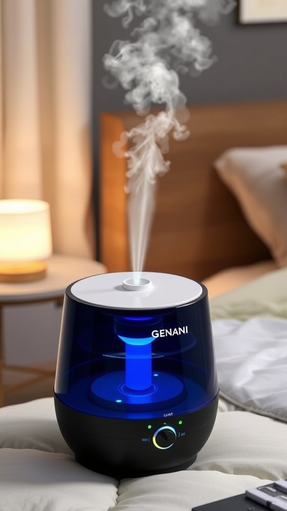 GENIANI Erie Humidifier Review 2025: Beat Dry Stateroom Air with USB Power & Night Light
