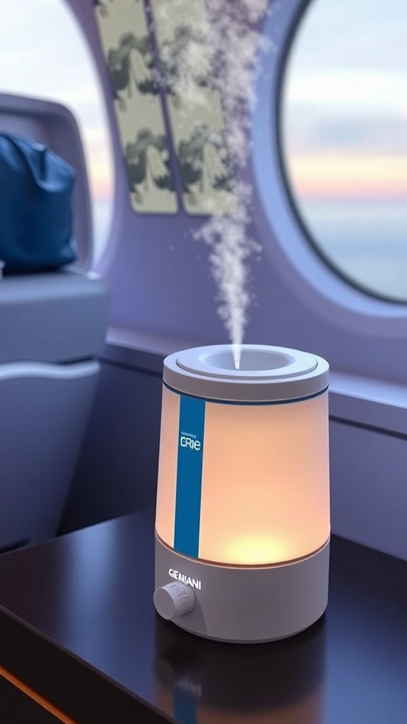 GENIANI Erie Portable Humidifier for Cruise Cabins: 2 Mist Settings & Auto Shut-Off Tested