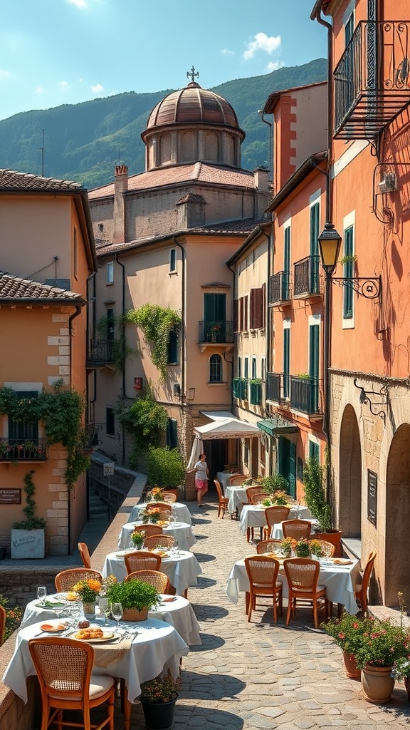 Gourmet travel itinerary for Italy