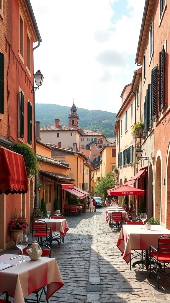 Gourmet travel itinerary for Italy
