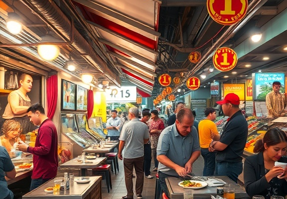Street food vs. fine dining in Singapore