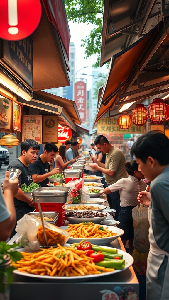 Street food vs. fine dining in Singapore