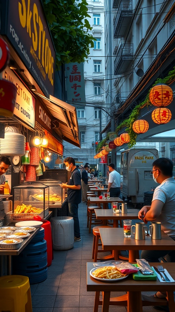 Street food vs. fine dining in Singapore