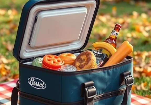 👉 Swap your hard cooler for a soft cooler or insulated cooler bag; both compress under the picnic