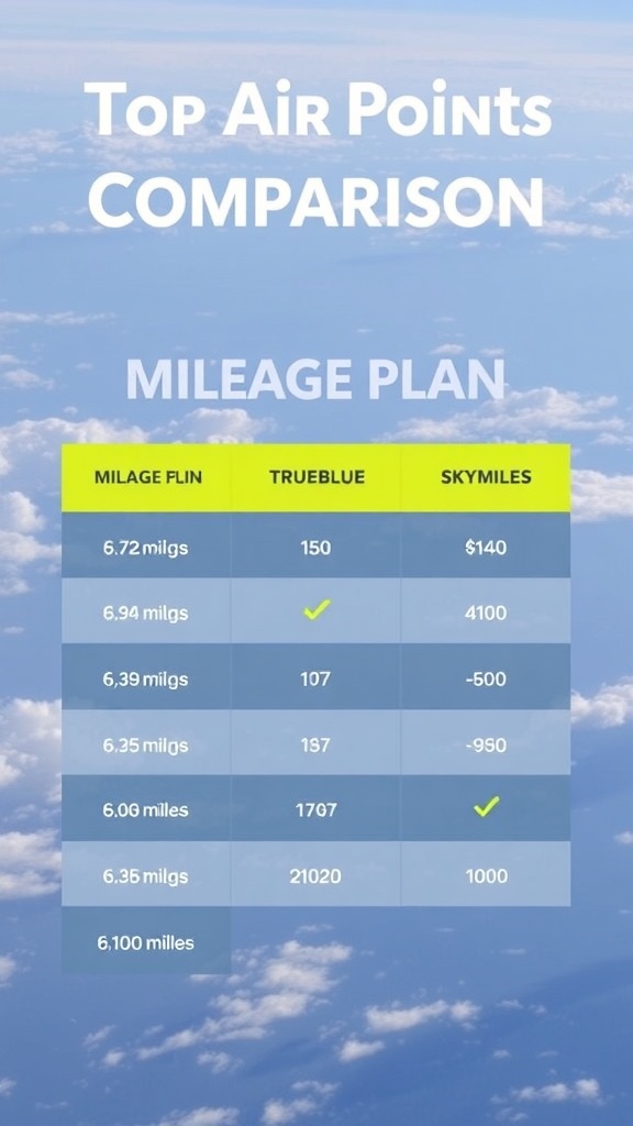 Top Airline Points Comparison: Mileage Plan, TrueBlue & SkyMiles