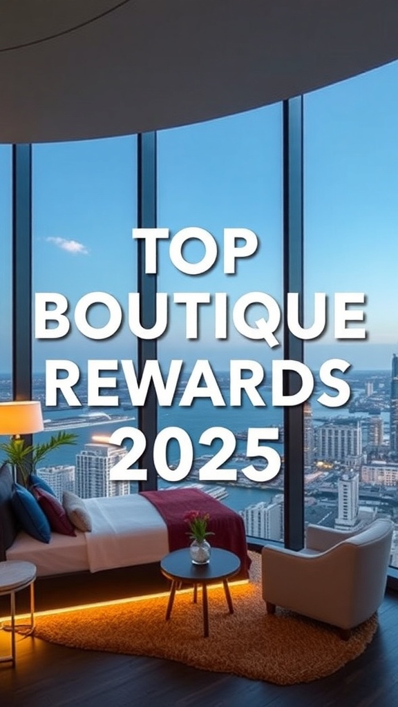 Top Boutique Hotel Rewards 2025: Exclusive Perks at Small Luxury Hotels