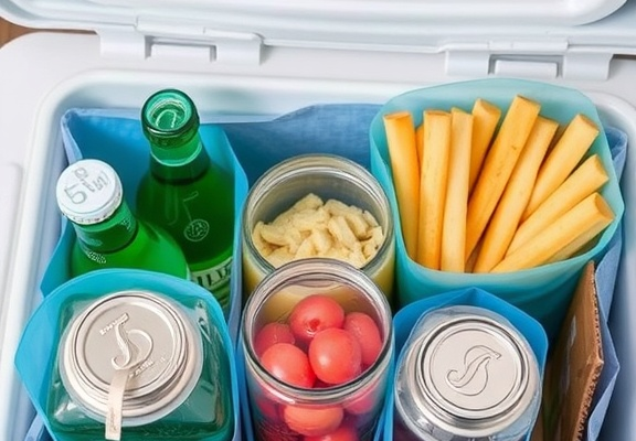 👉 Use cooler bags inside larger coolers as “bento boxes” to separate drinks, sides, and per-person portions.