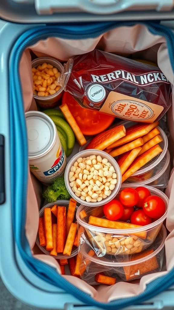 👉 Use cooler bags inside larger coolers as “bento boxes” to separate drinks, sides, and per-person portions.