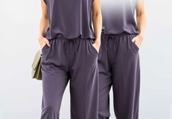 WIHOLL Two-Piece Women’s Set – Summer Travel Outfit with Cap Sleeve Lounge Top & Wide Leg Pants S-3XL
