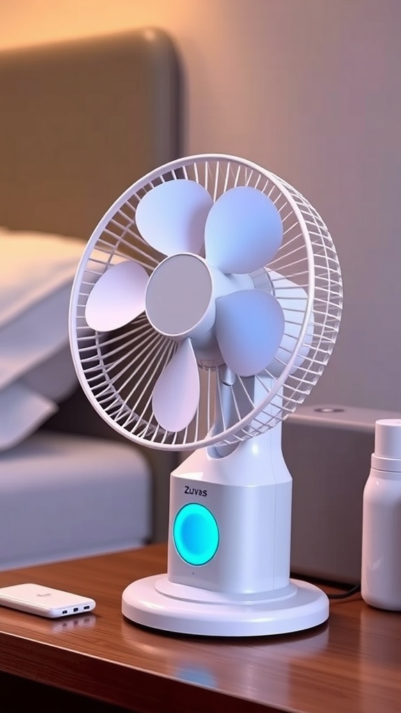 Zuvas Desk Fan Battery Operated Fan Rechargeable 180°Tilt vs. USB Fans: Best for Cruise Cabins?