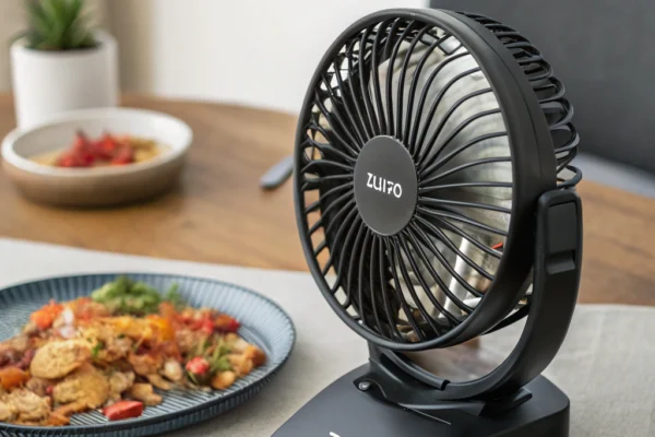 Zuvas Desk Fan Review: Portable Cooling for Travel
