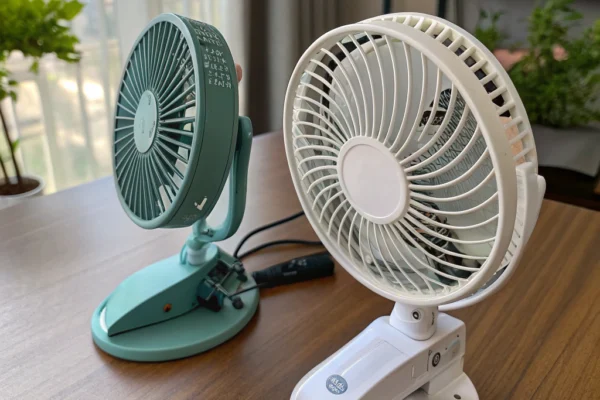 Zuvas Desk Fan Battery Operated Fan Rechargeable 180°Tilt vs. Clip-On Fans: Which Cools Faster?