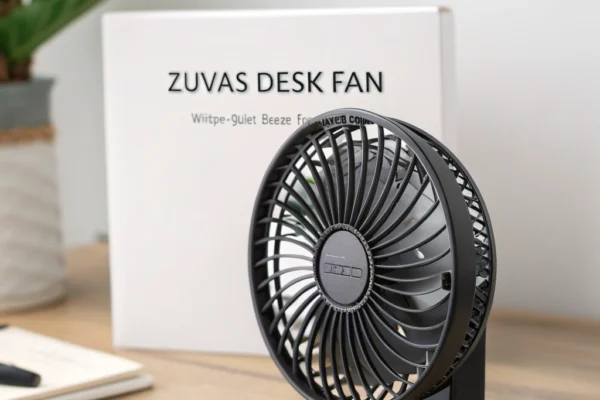 Zuvas Desk Fan: Whisper-Quiet Breeze for Travel Comfort