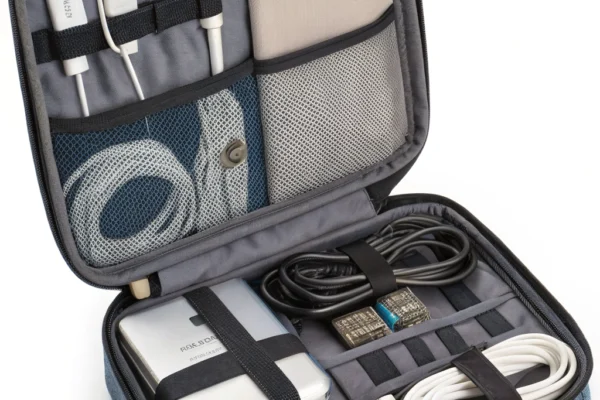 BAGSMART Electronics Organizer: Tangle-Free Travel Tech