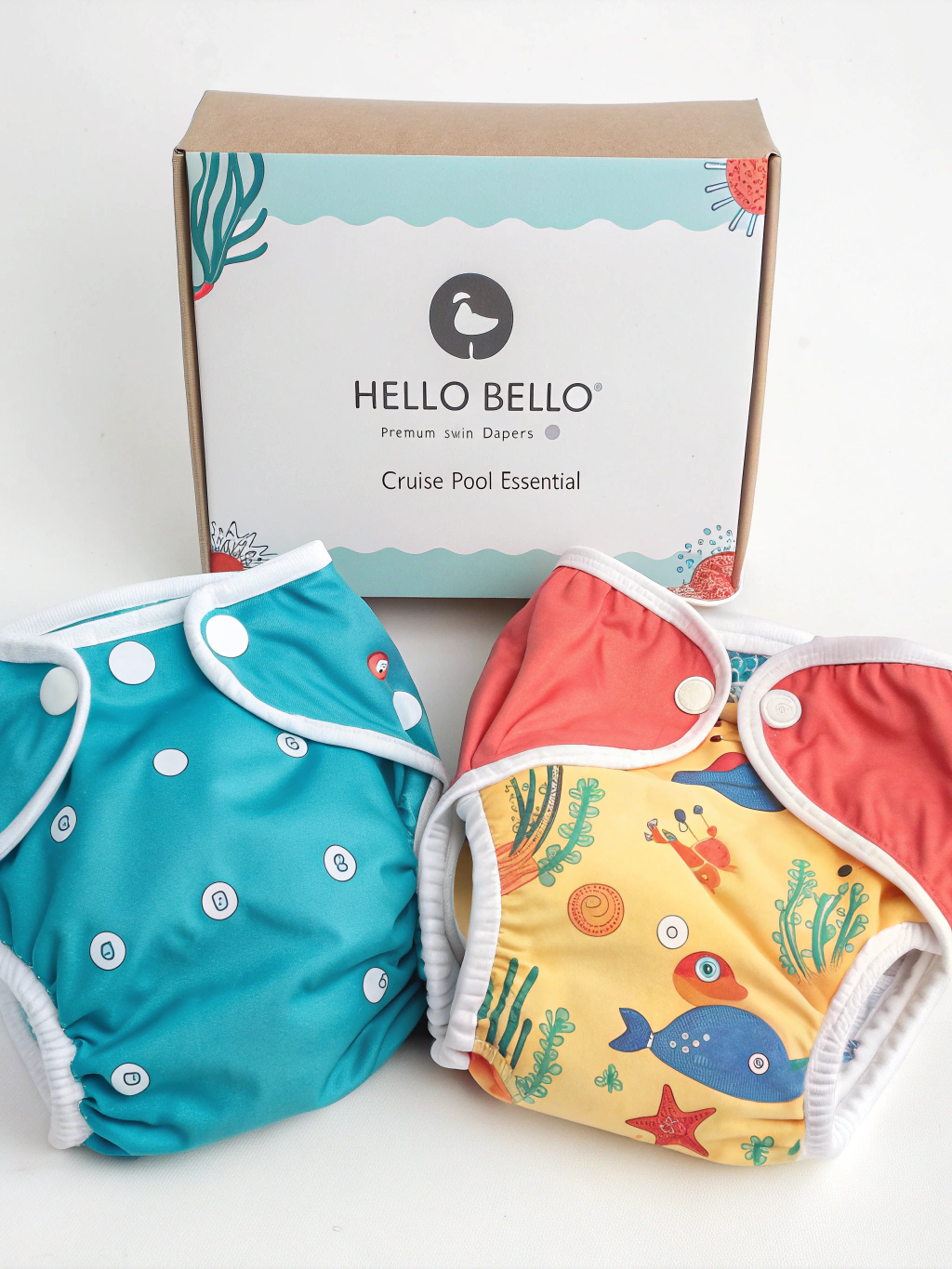Hello Bello Premium Swim Diapers: Cruise Pool Essential