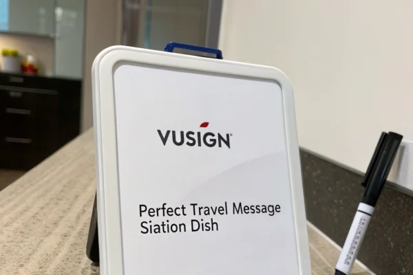 VUSIGN Small White Board: Perfect Travel Message Station