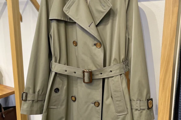 Windproof Belted Oversized Trench Coat for Women